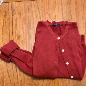 Brandy Melville Red Knit Sweater